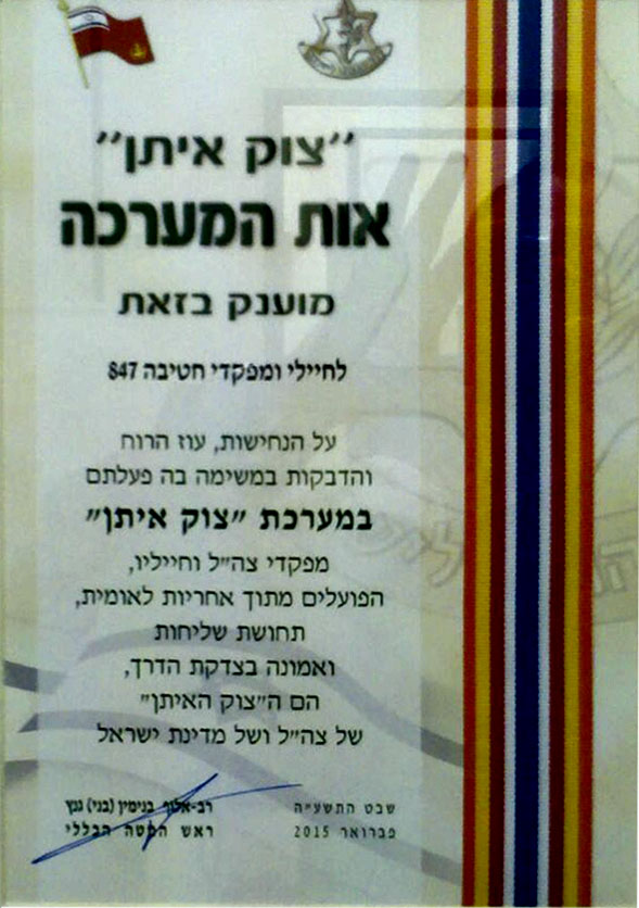 Protective Edge ribbon division 847