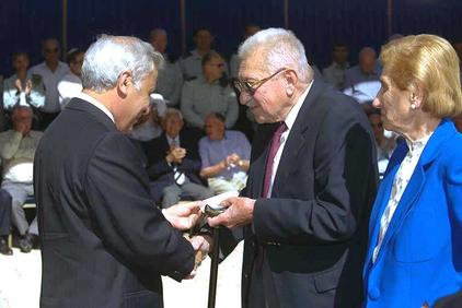 War Of Attrition ribbon presented to Weizmann