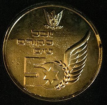 Israel Air Force Medal 50 year flying