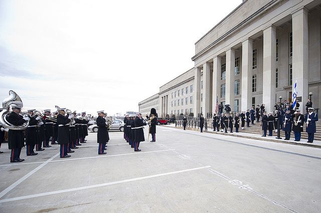 the Legion of Merit ceremony