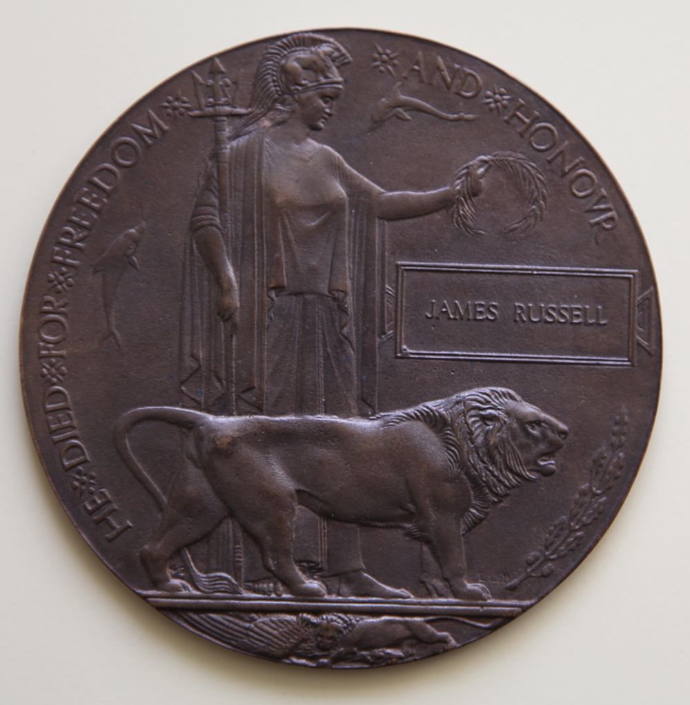 Death Plaque of James Russell