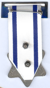 Israel Medal of Appreciation,  major general,back