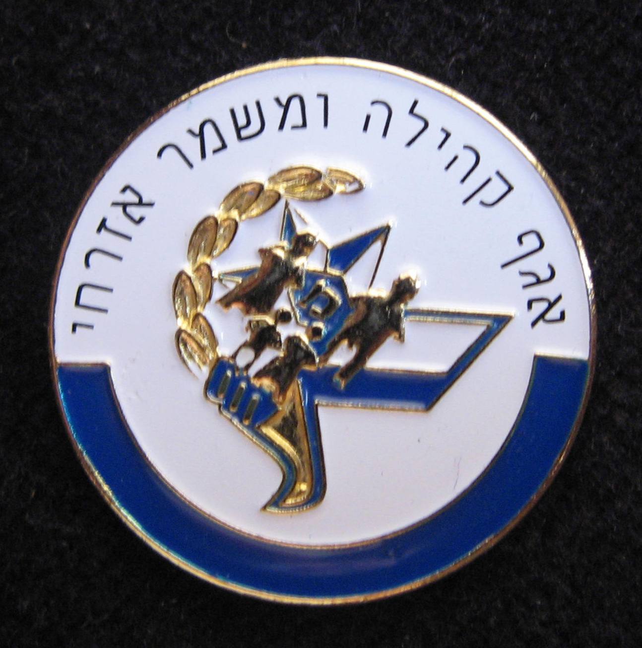 Israel Civil Guard Badge